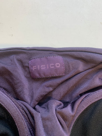 00's plum halter neck bandeau top