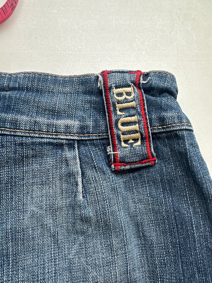 00’s denim mini skirt