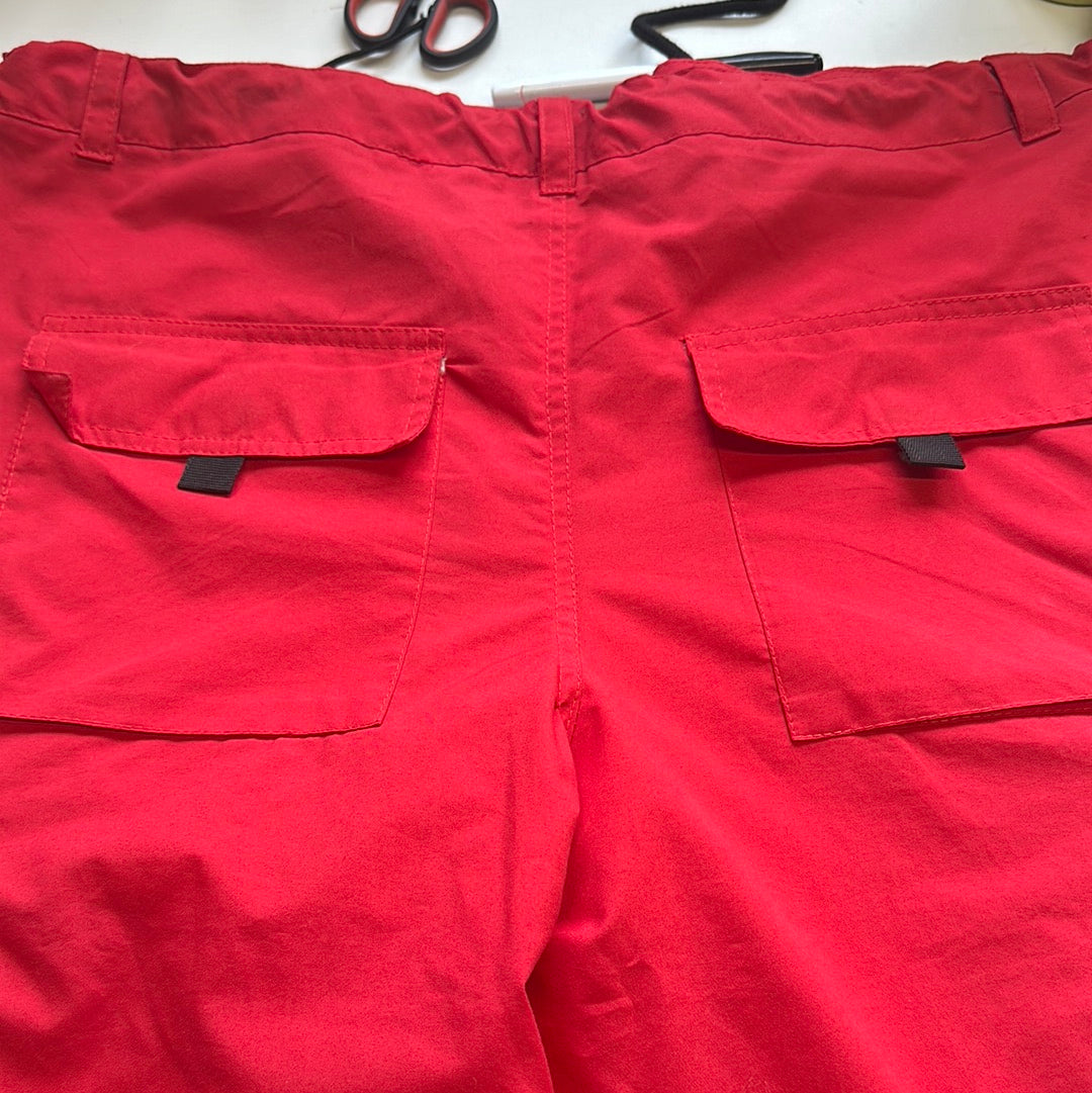 vintage red cargo diesel trousers