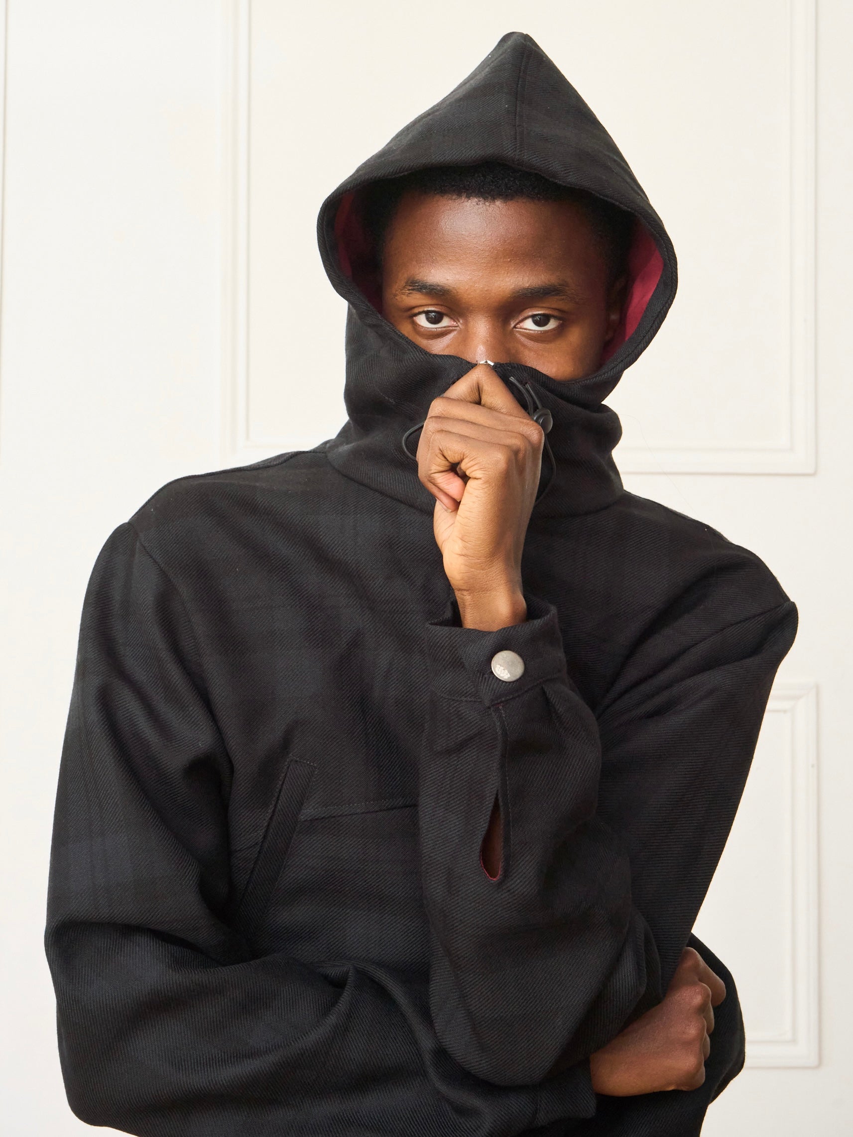 jamie jacket - black wool