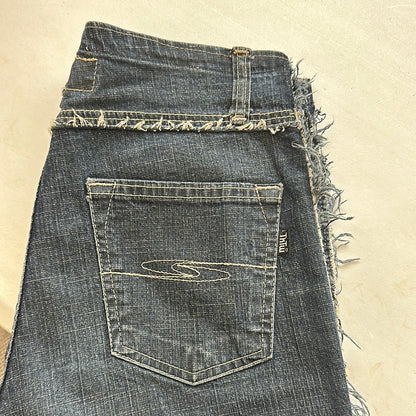 take two dark wash jeans