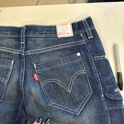 rare levi's redwire cargo jeans