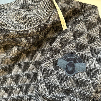 vintage emporio armani knitted jumper