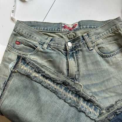 vintage miss sixty patchwork jeans