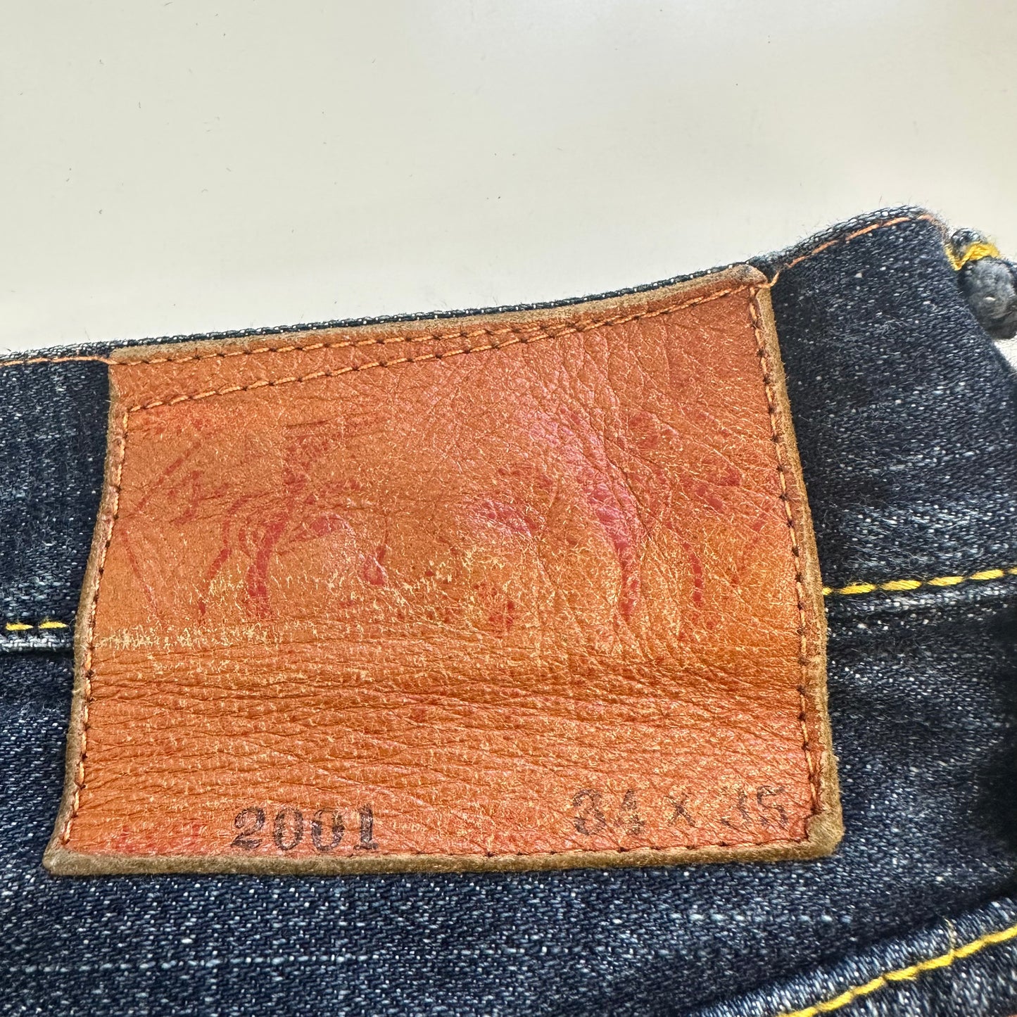 vintage evisu baggy jeans