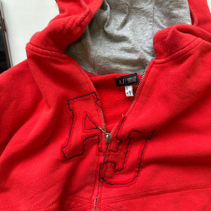 armani jeans zip up hoodie