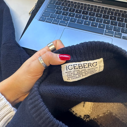 iceberg knitted jumper