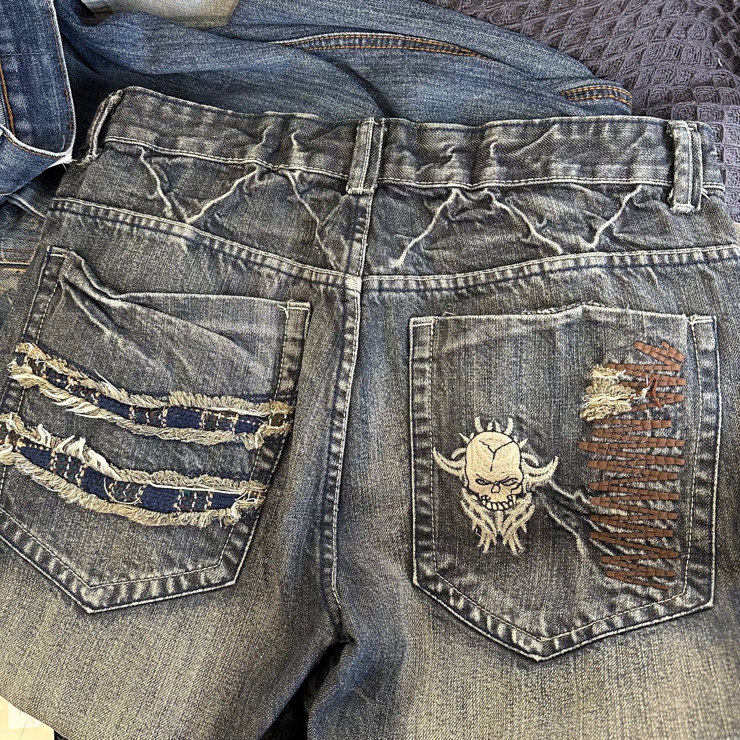 vintage crazyrace japanese skate jeans