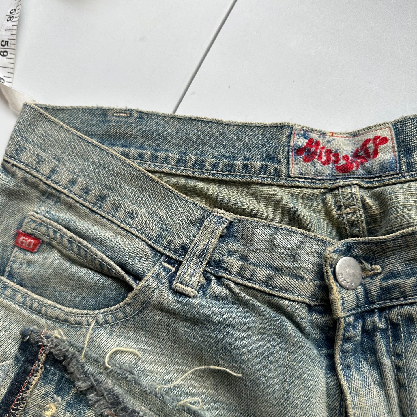 vintage miss sixty patchwork jeans