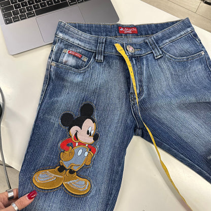 2000’s flared mickey mouse jeans