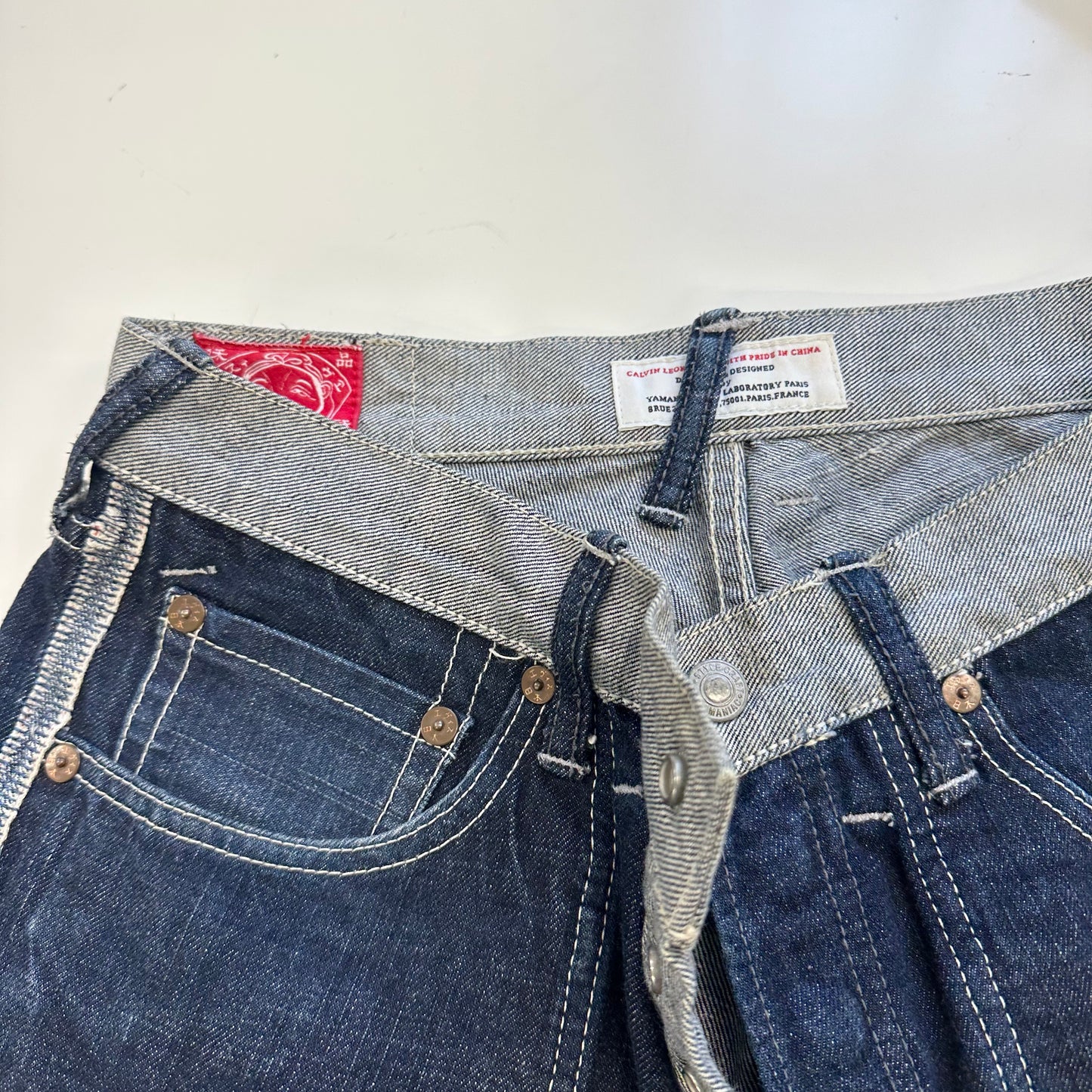 vintage evisu baggy jeans