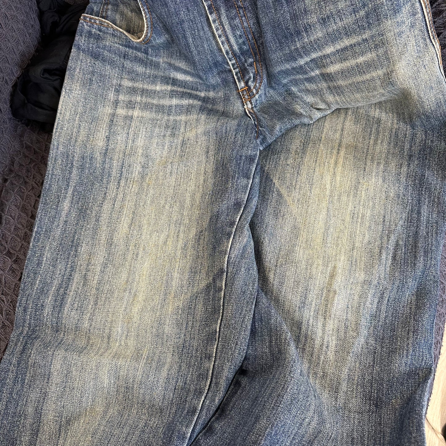 2000's ice point baggy jeans