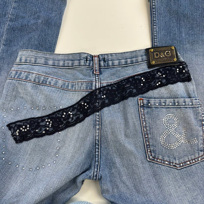 flared dolce & gabbana jeans