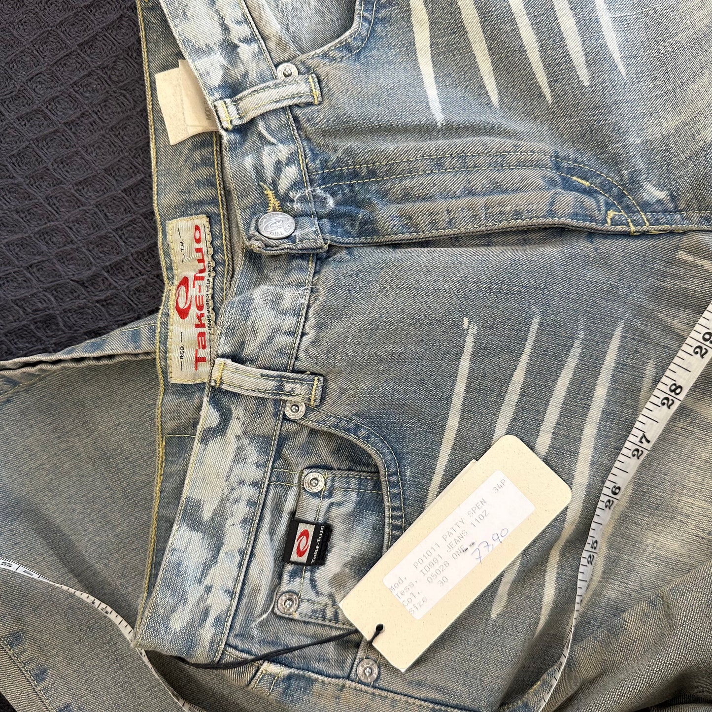 deadstock 2000's flared jeans by take two