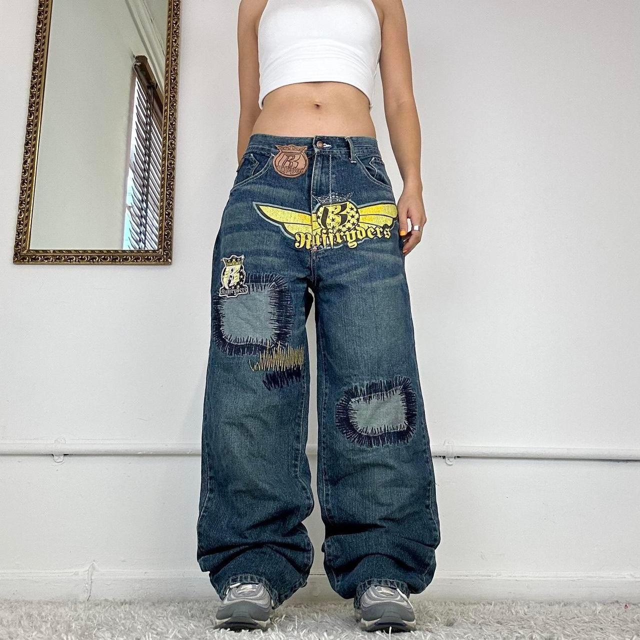 ruff ryders baggy skate jeans