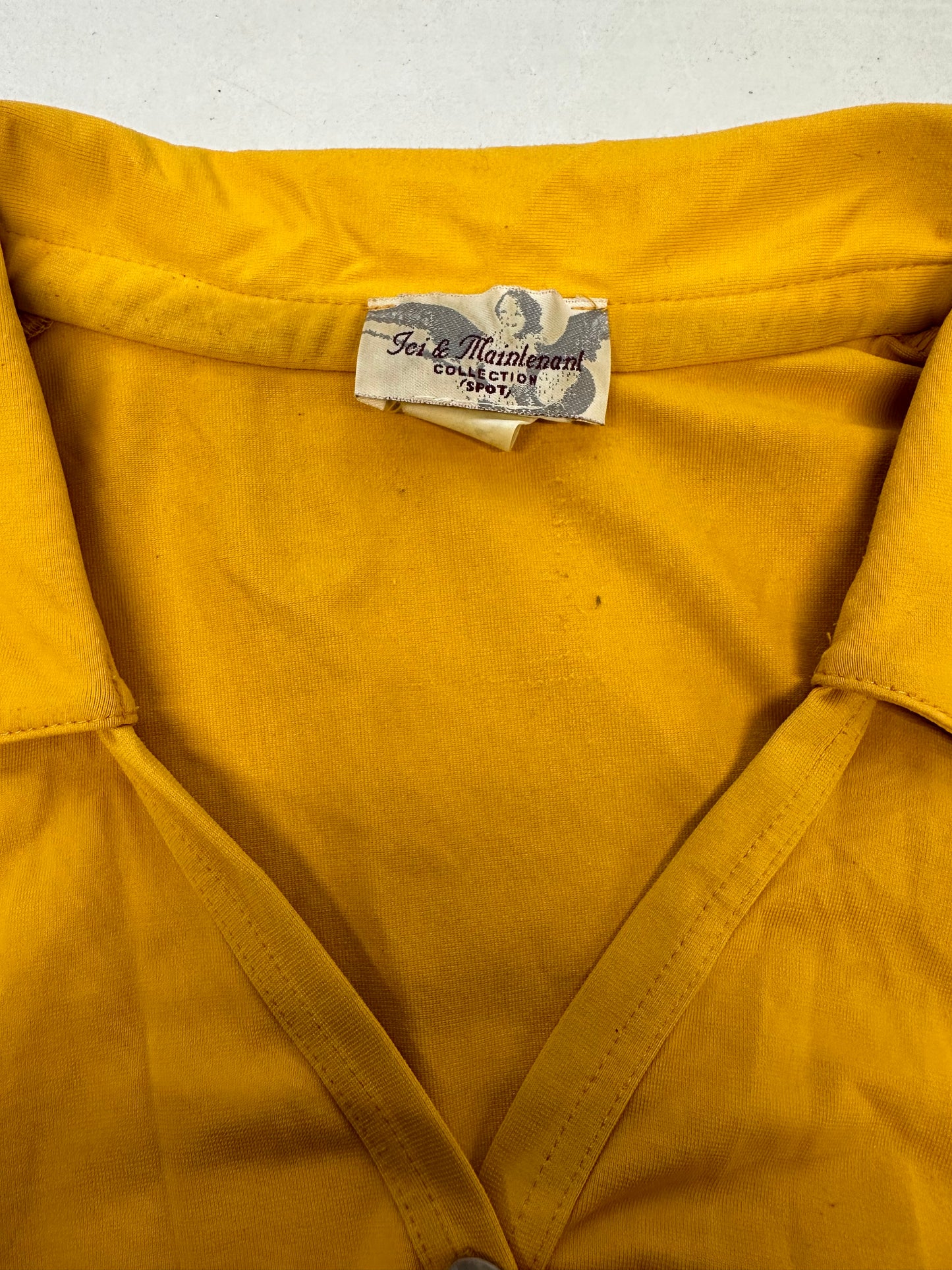 vintage yellow shirt