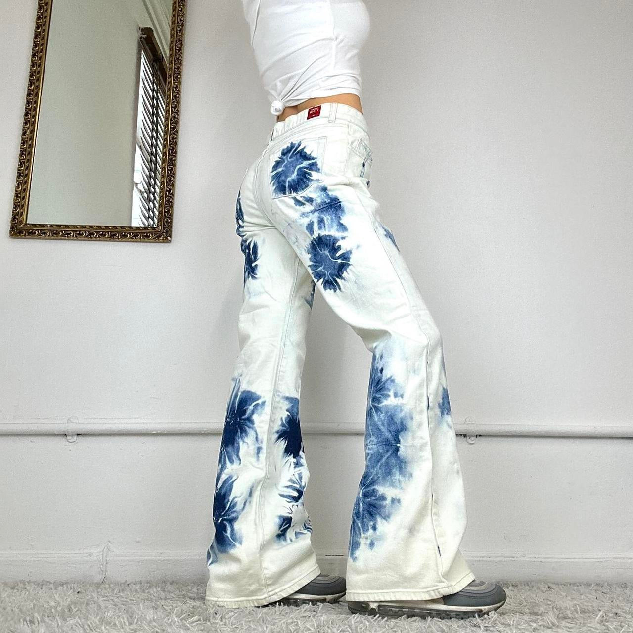 00's miss sixty tie dye jeans