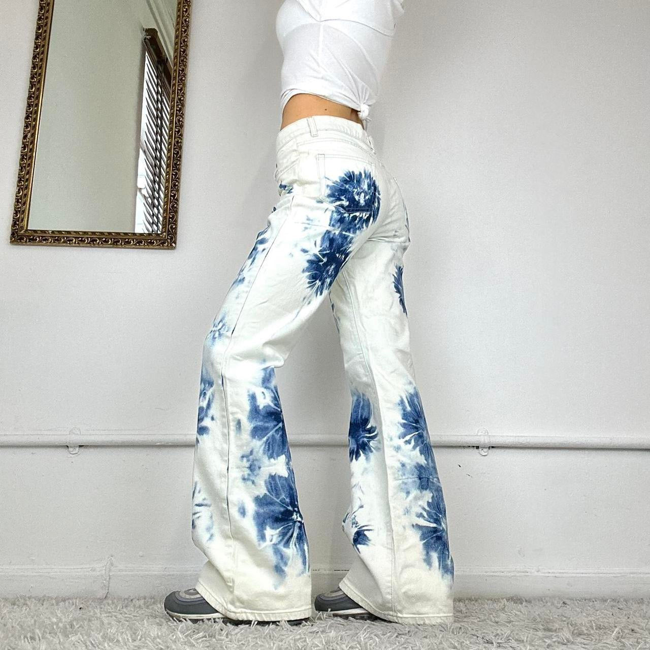 00's miss sixty tie dye jeans