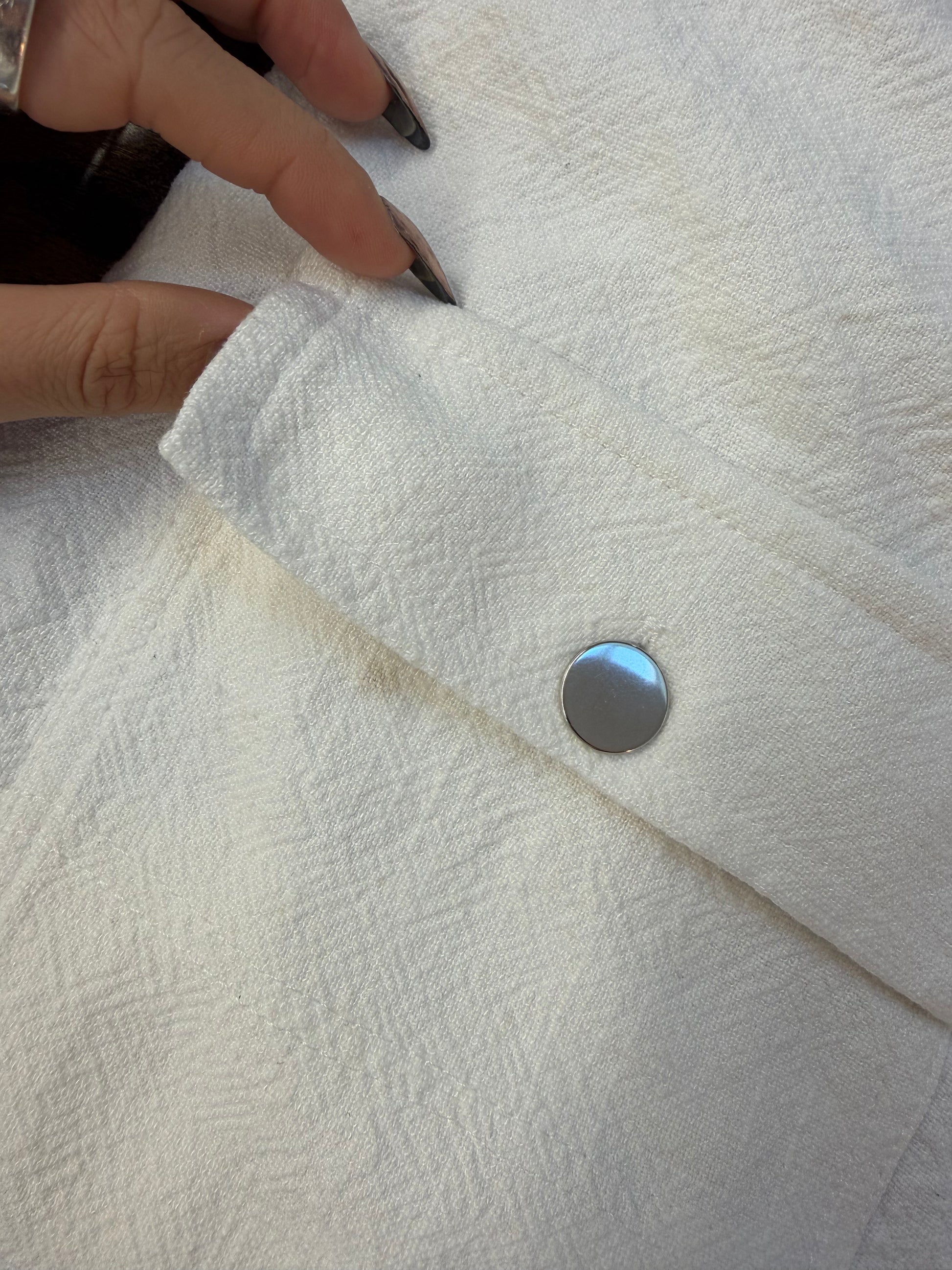 SAMPLE slouch trouser - white linen