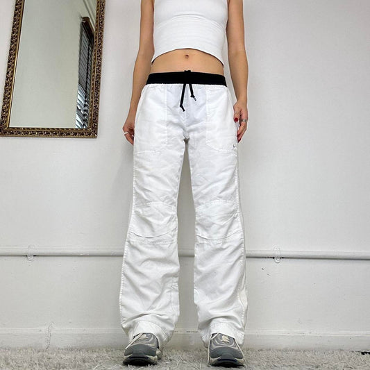 vintage white nike cargo trousers