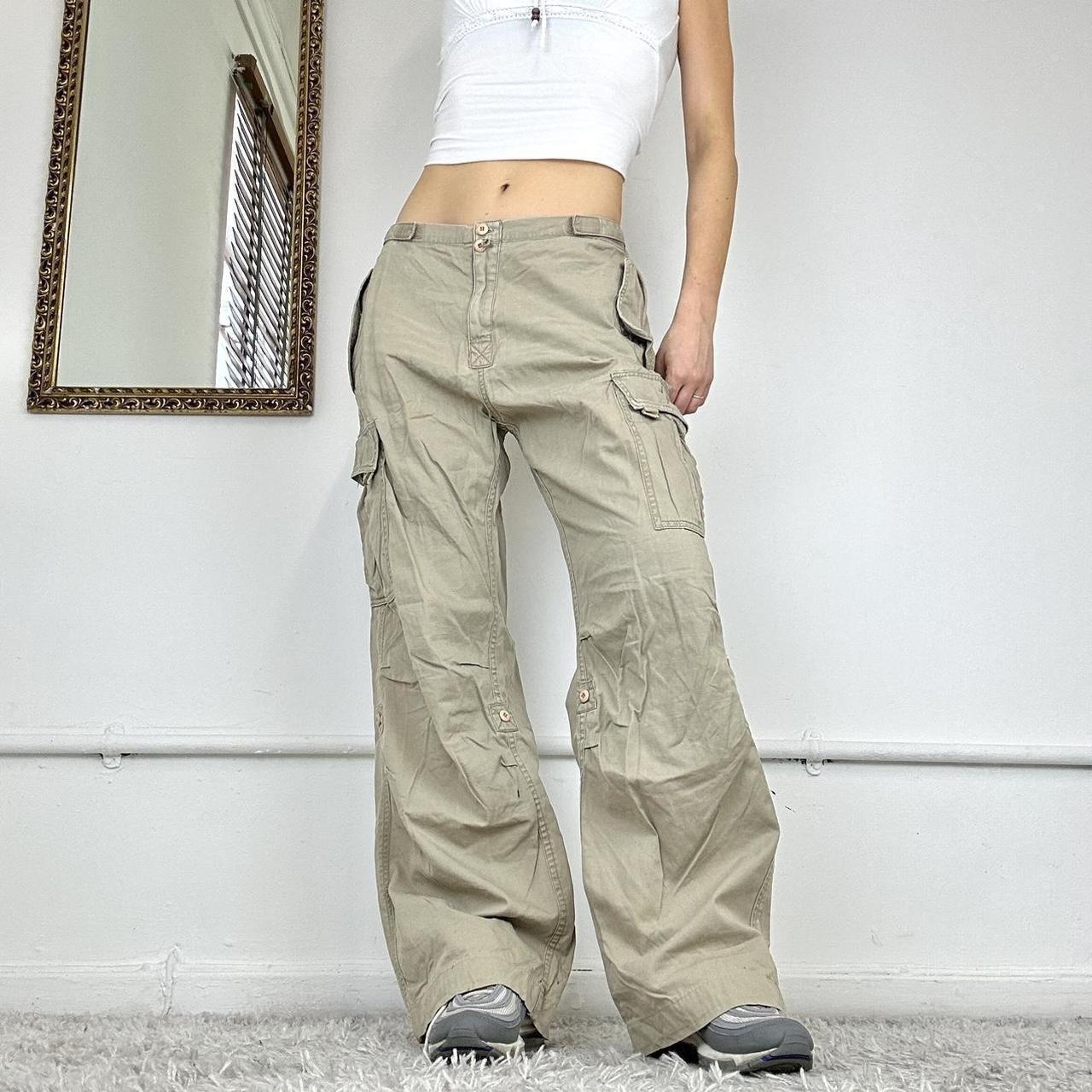 00's baggy cargo trousers