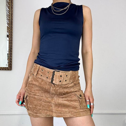 2000's corduroy mini skirt