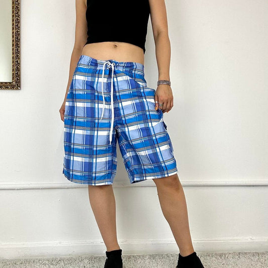 baggy checkered shorts