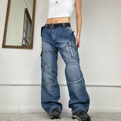 baggy cargo jeans