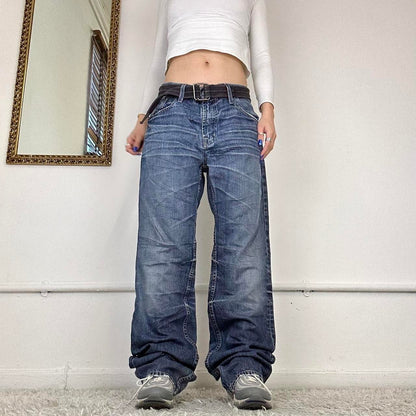 00’s wide leg jeans