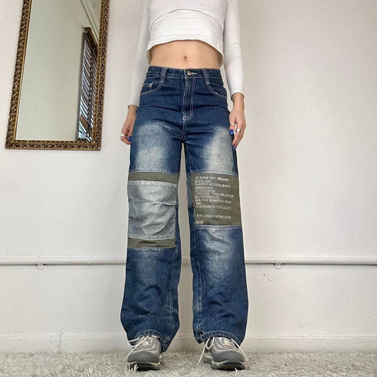 wide leg cargo jeans