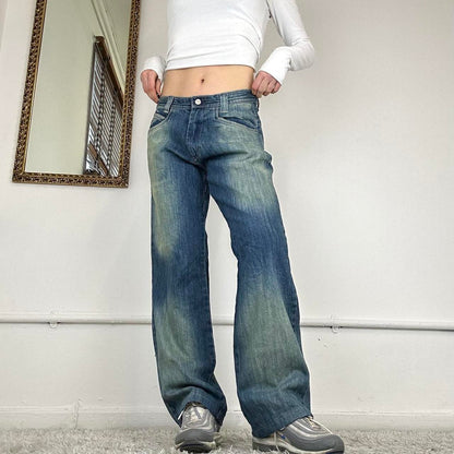 90's wide leg baggy jeans