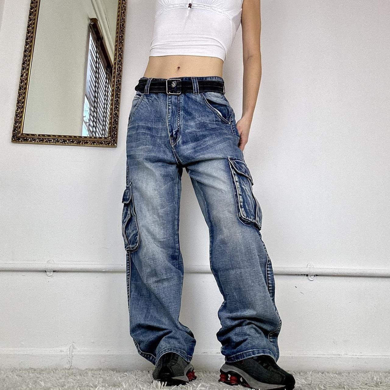 00's baggy skate jeans by rocawear!!