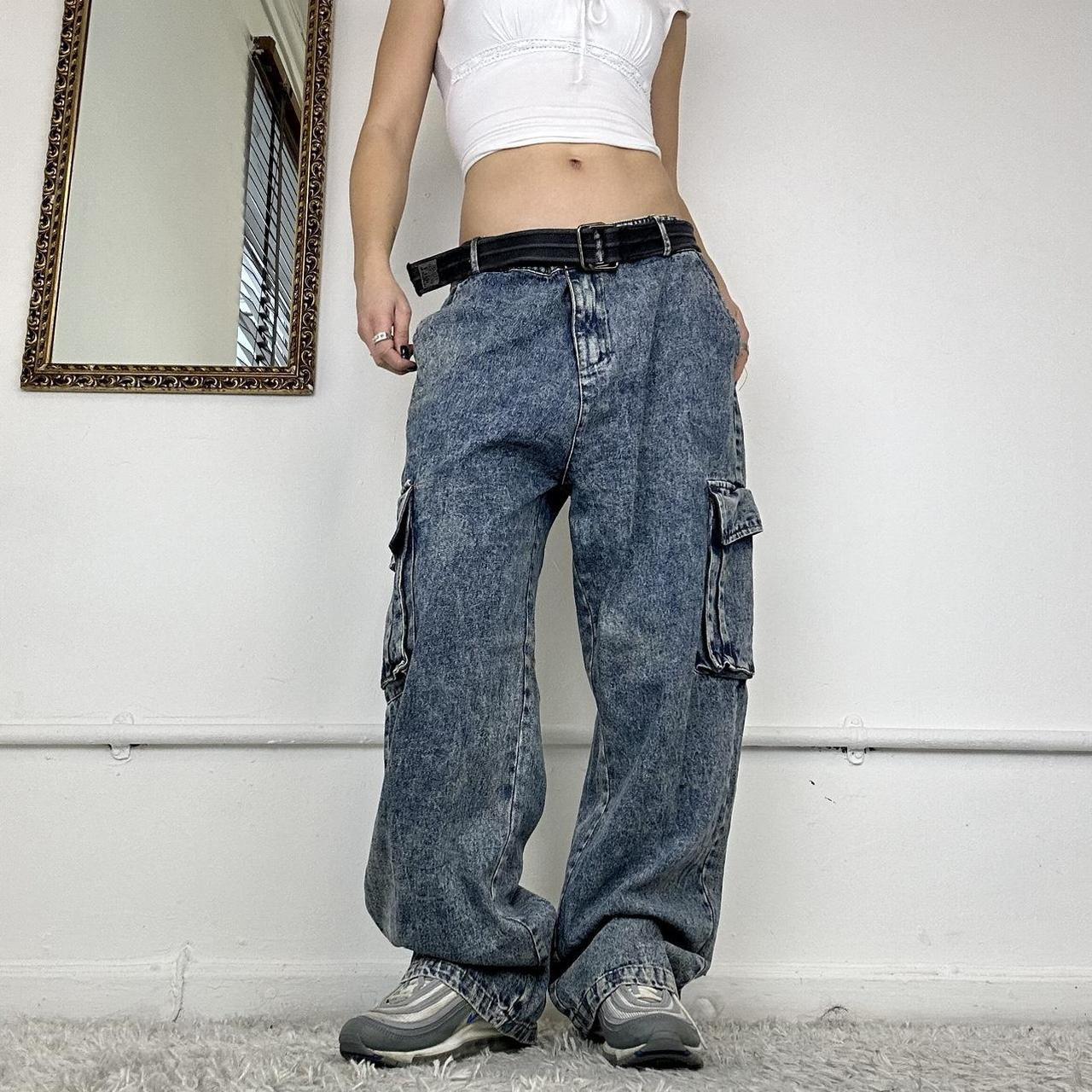 baggy cargo jeans