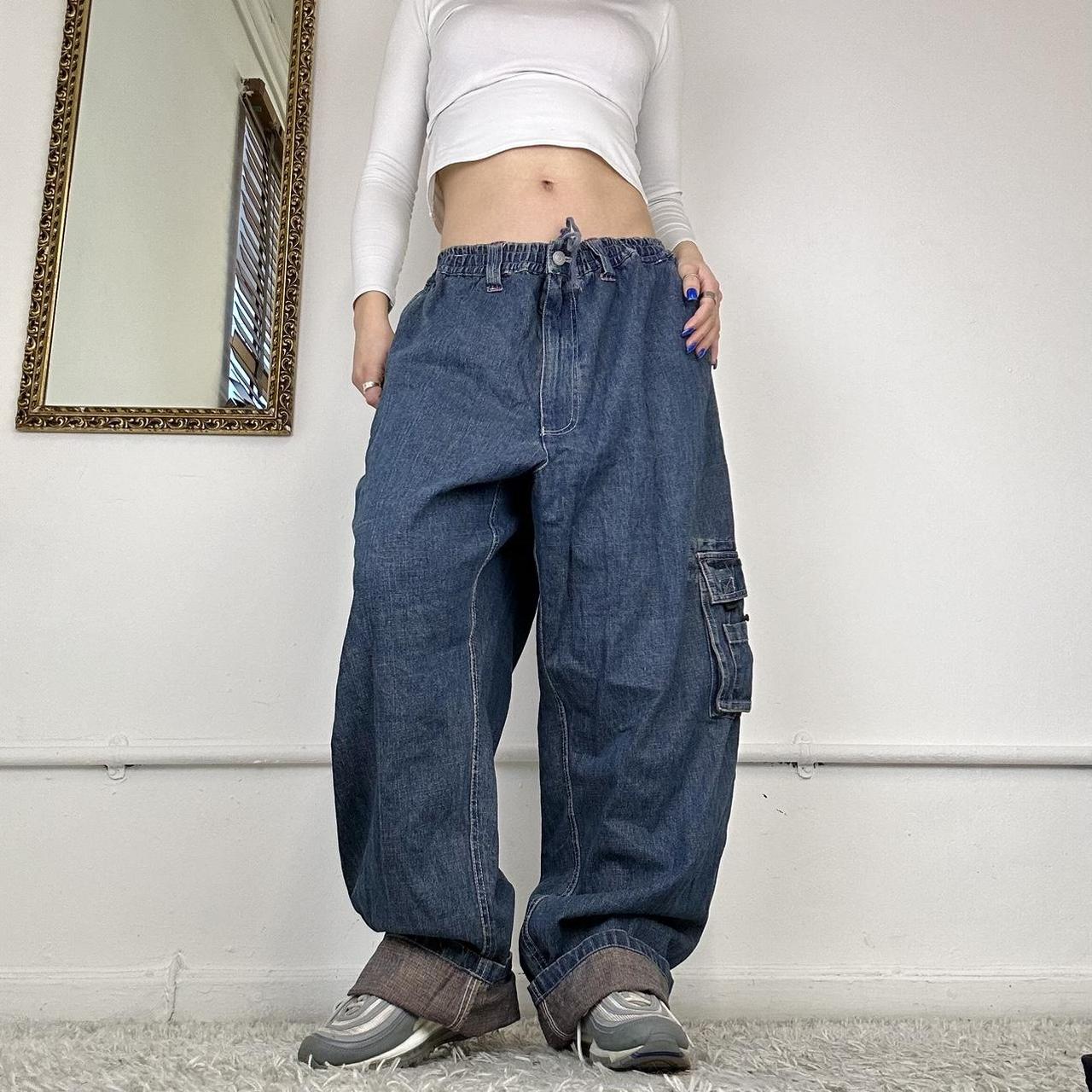 00's baggy cargo jeans