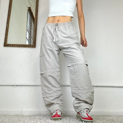 00's wide leg cargo trousers