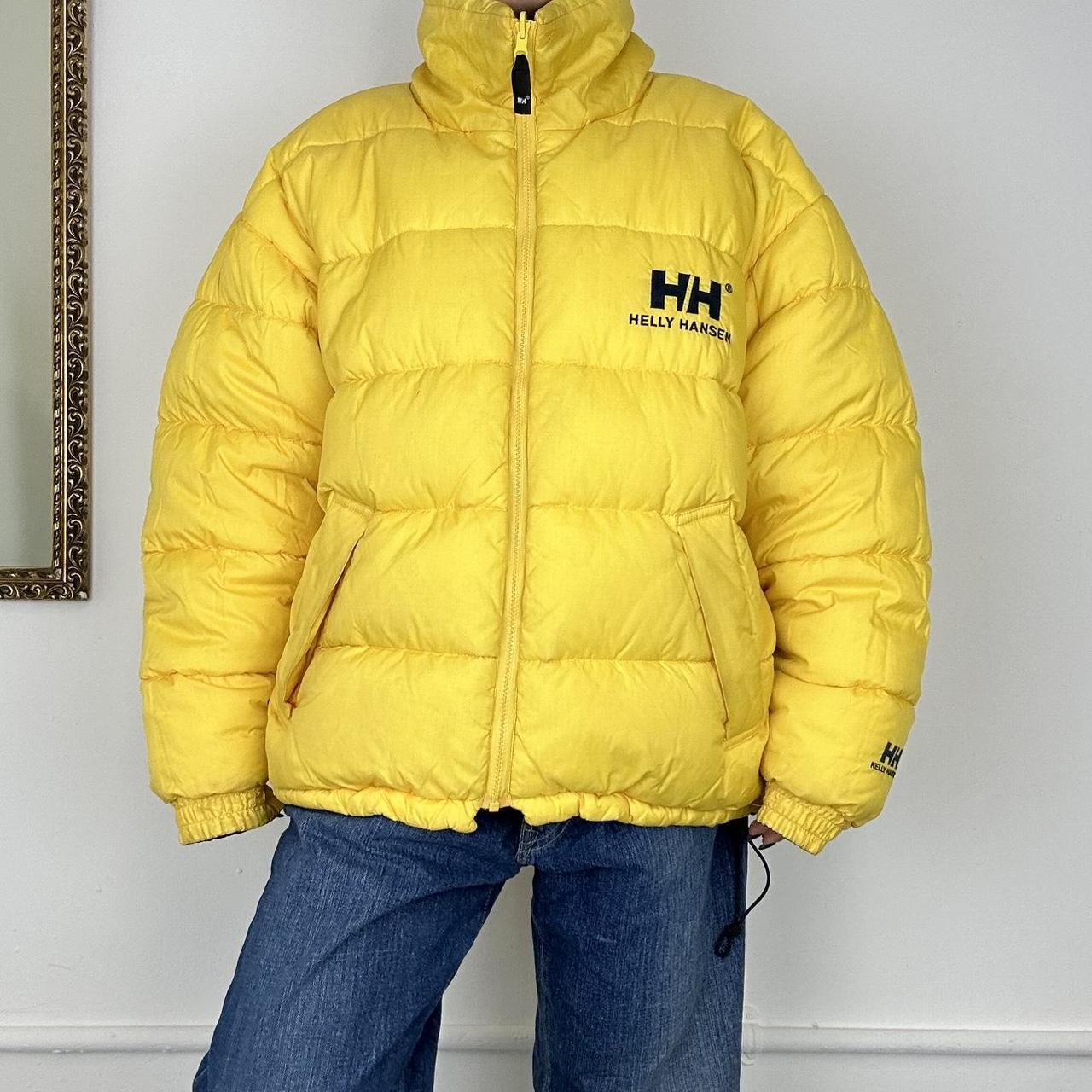 vintage helly hansen reversible puffer coat