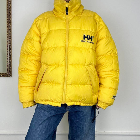 vintage helly hansen reversible puffer coat