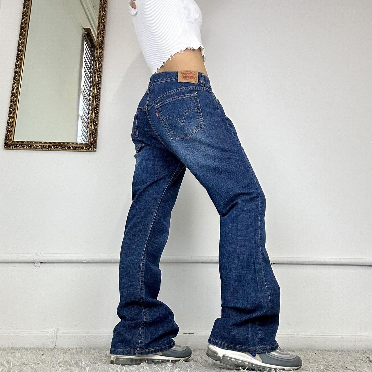 baggy flared leg jeans by levi’s