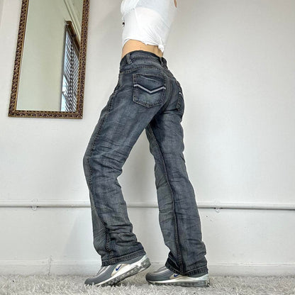 wide leg 00's cargo jeans