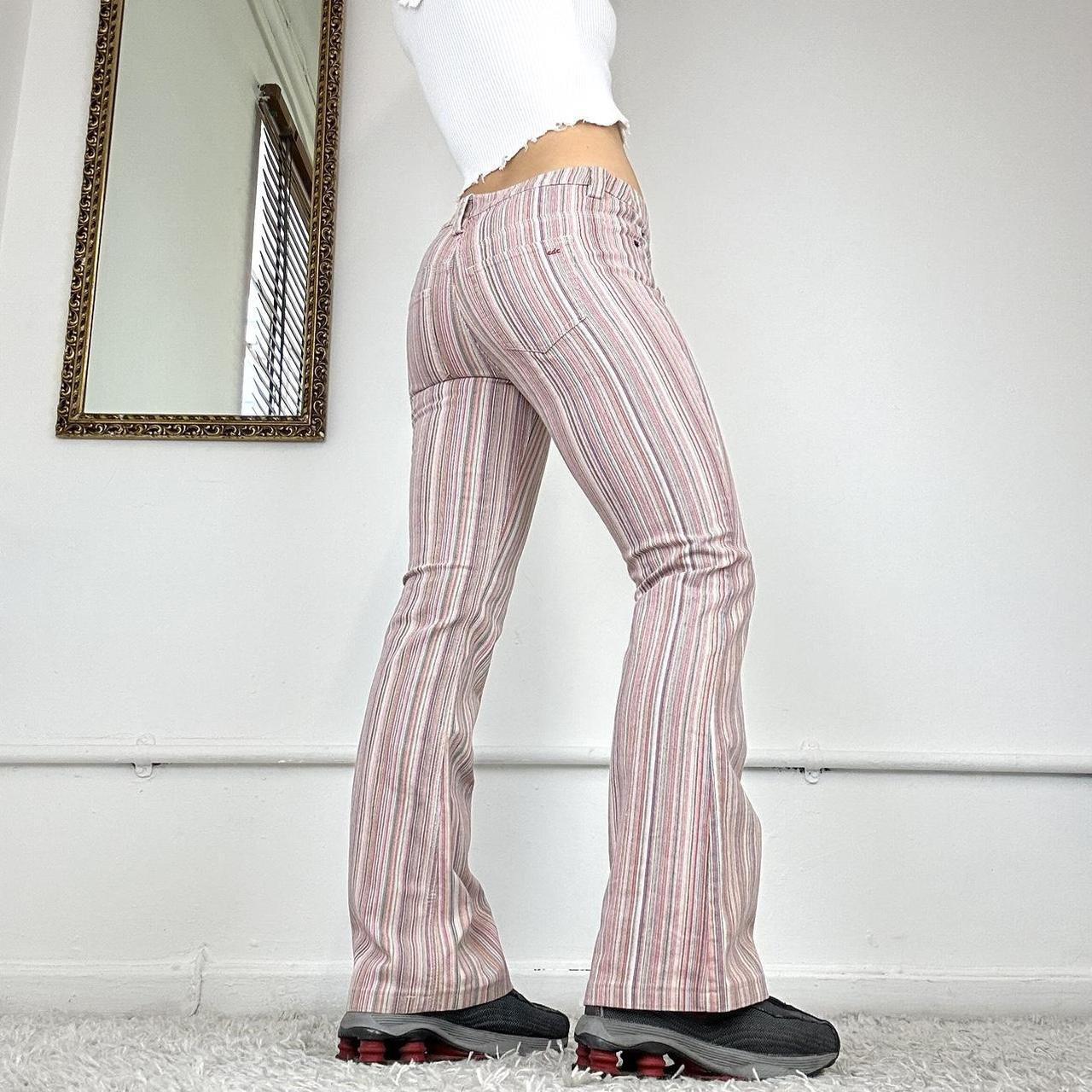 flared pinstripe trousers from espirit