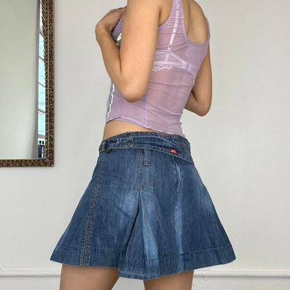 miss sixty denim mini skirt