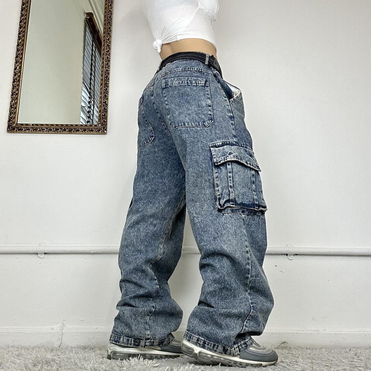 baggy cargo jeans