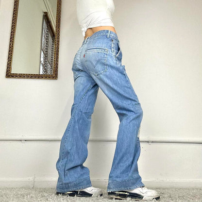 wide leg jeans by levis