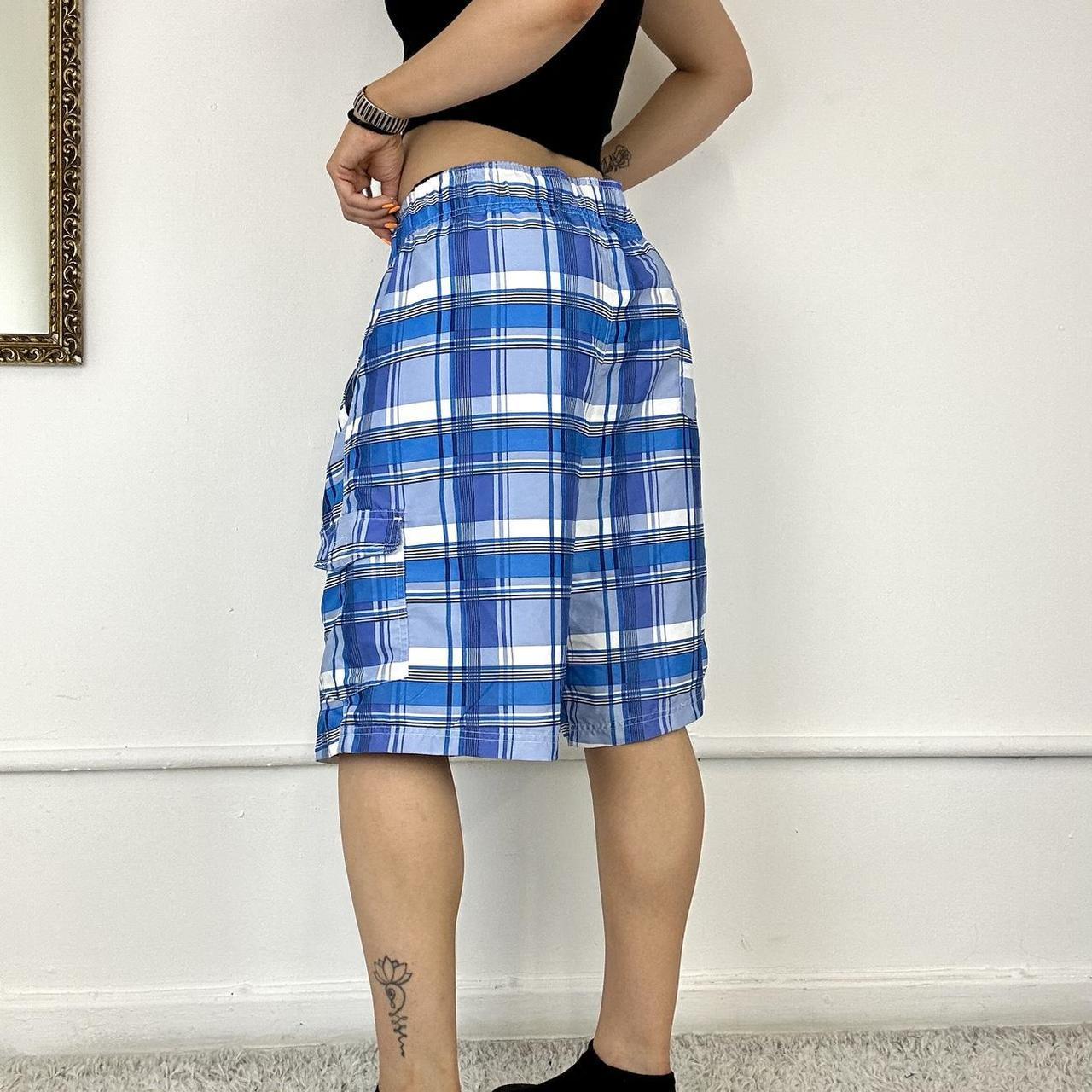 baggy checkered shorts