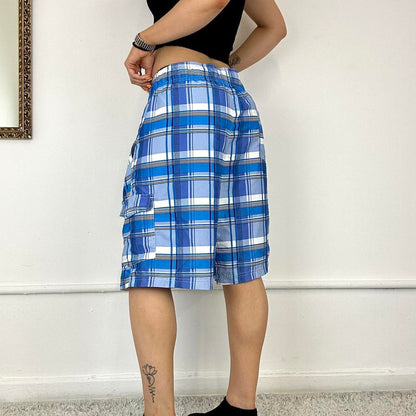 baggy checkered shorts