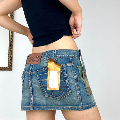 denim mini skirt from phard