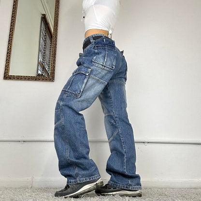 baggy cargo jeans