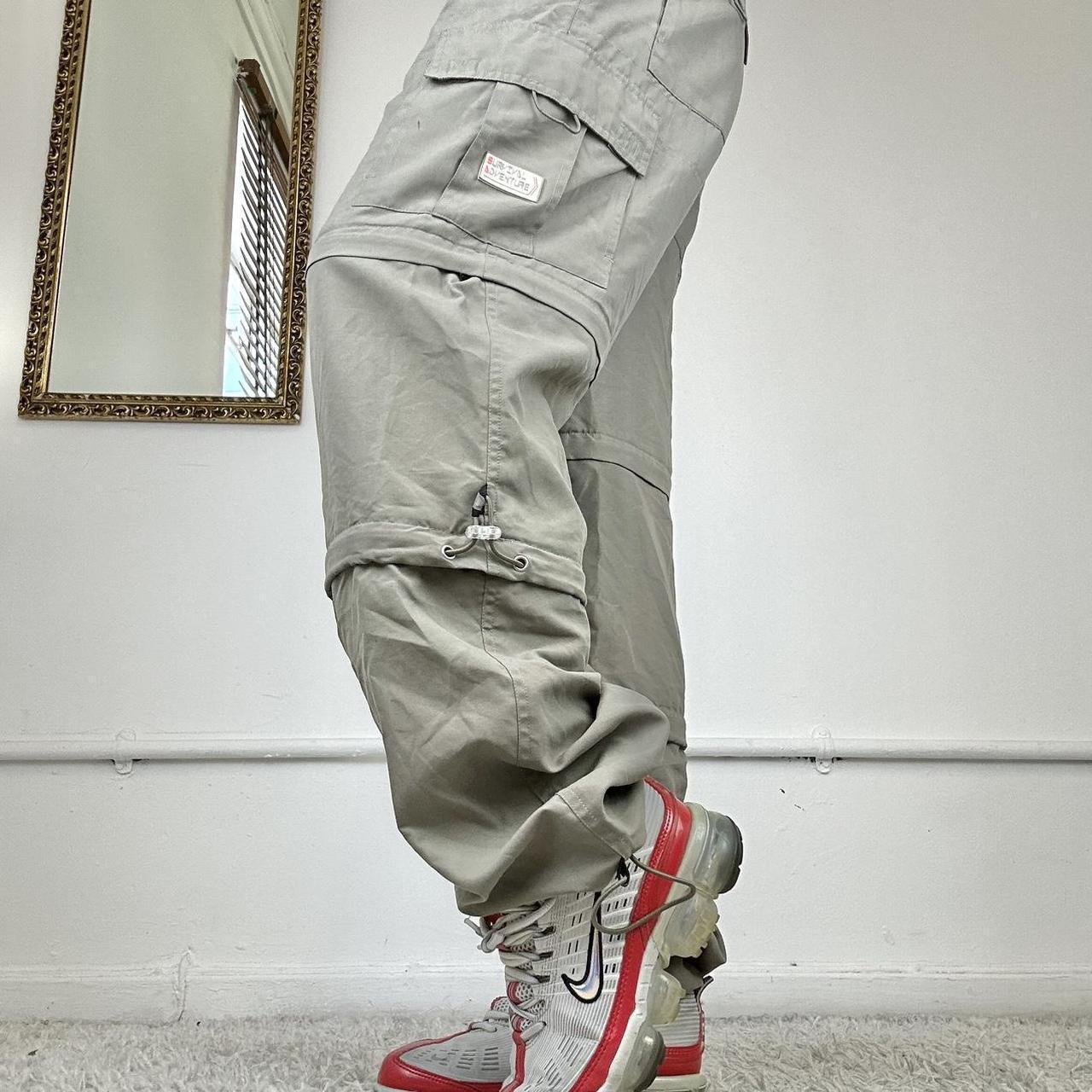 wide leg baggy cargo trousers