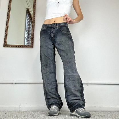 wide leg 00's cargo jeans