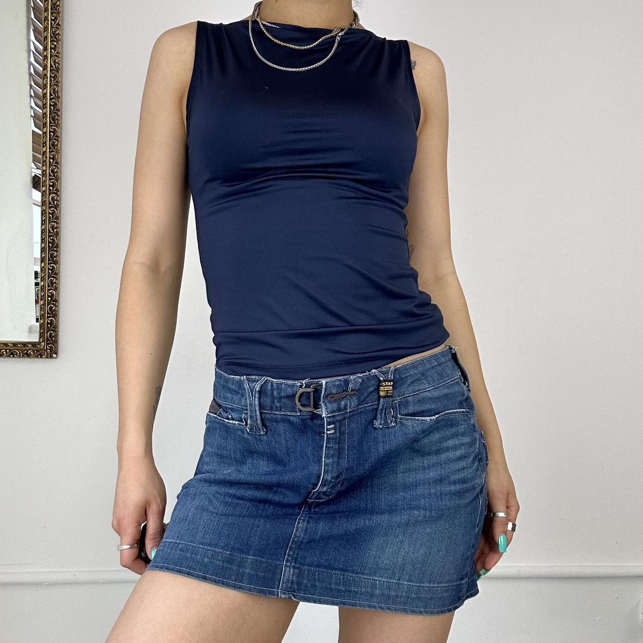 G-star denim mini skirt